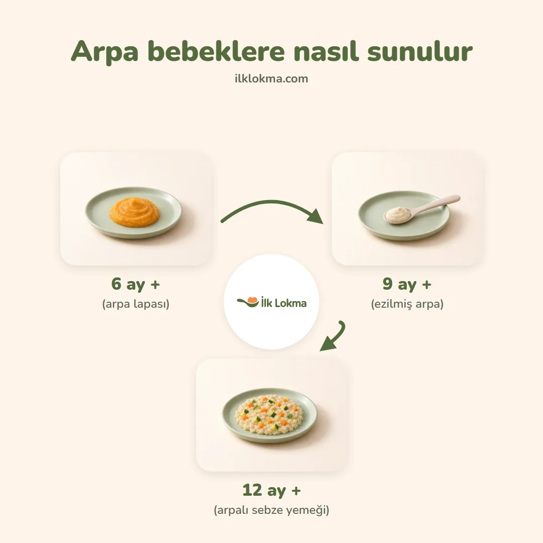 Arpa yaşa göre nasıl sunulur