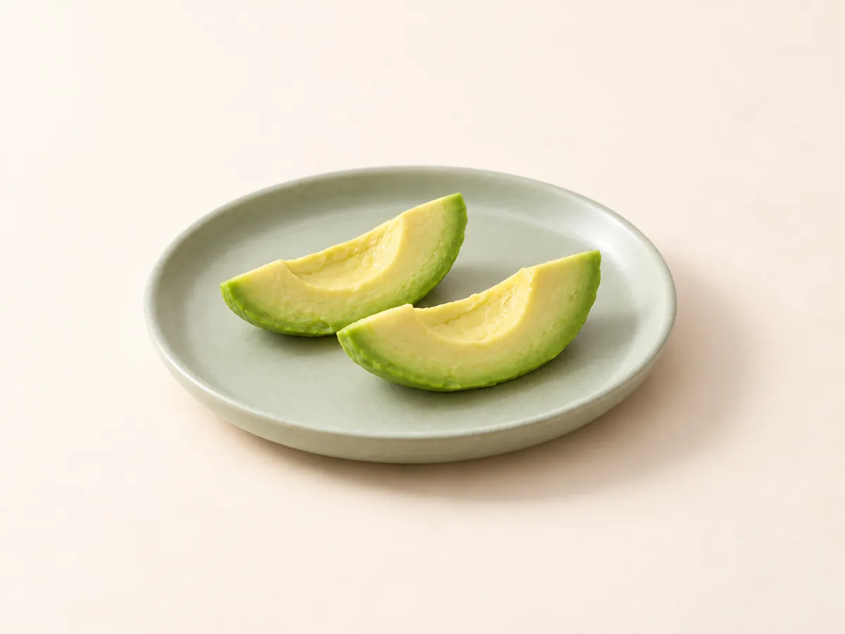 Avokado, 6 ay +: avokado dilimleri