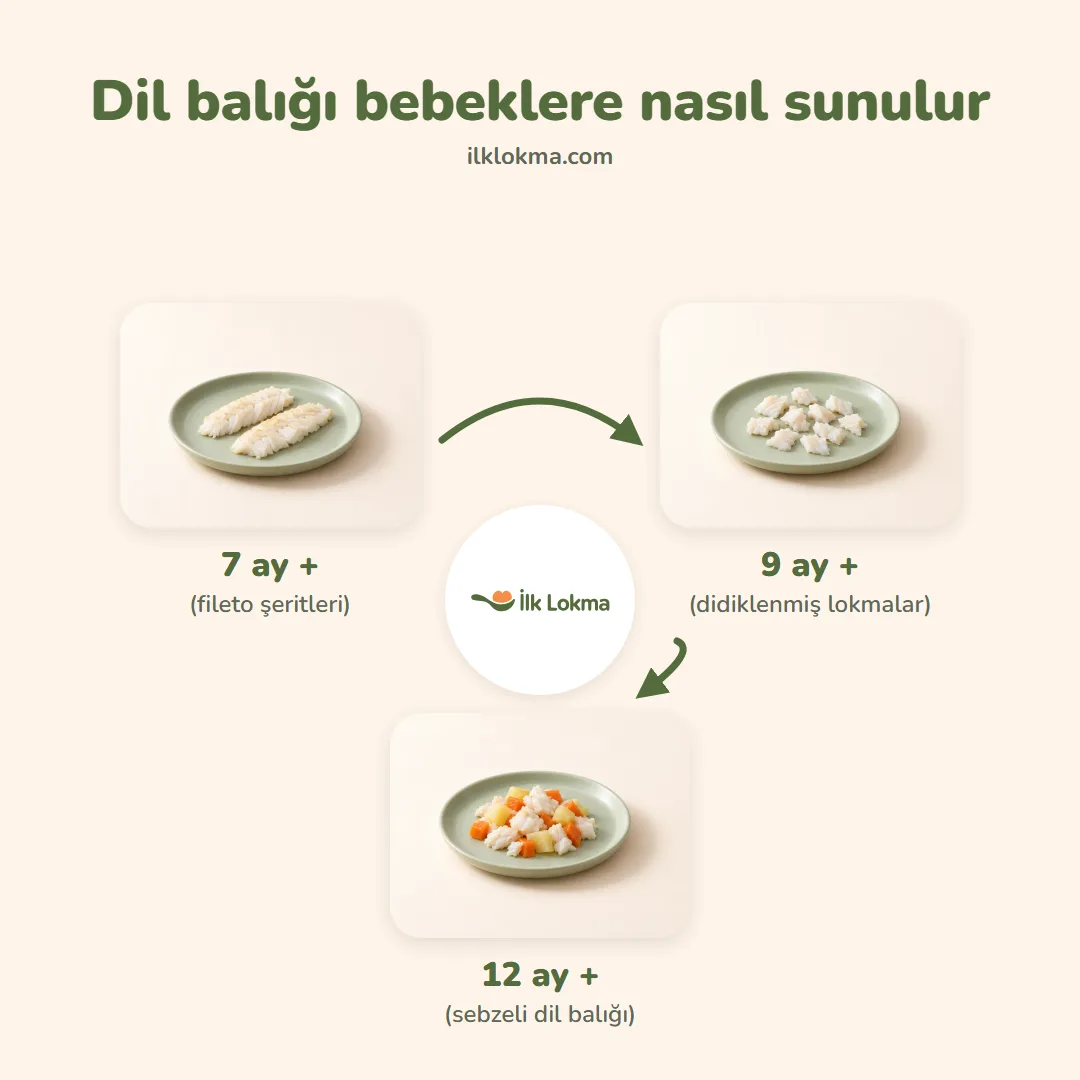 Dil balığı yaşa göre nasıl sunulur