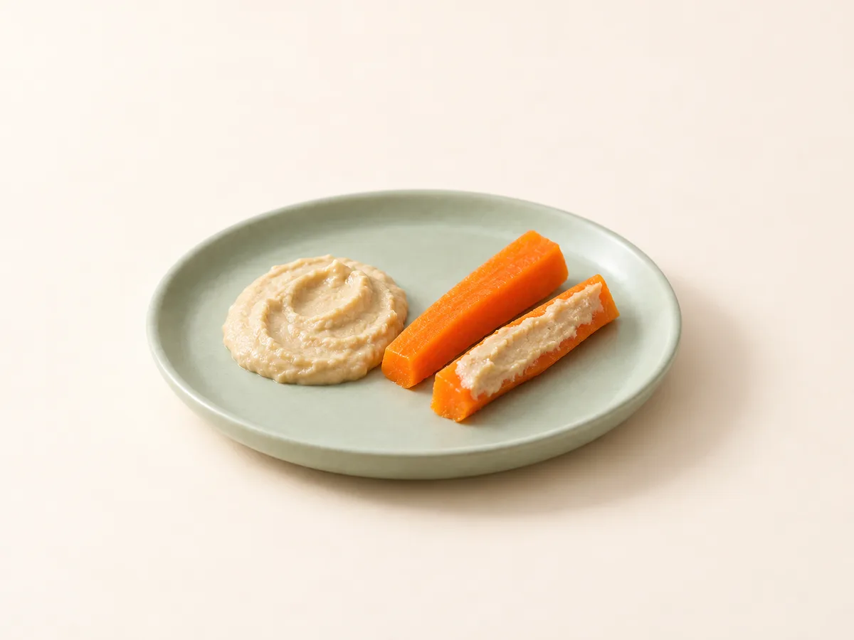 Humus, 7 ay +: inceltilmiş humus
