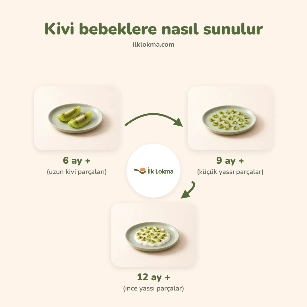 Kivi yaşa göre nasıl sunulur
