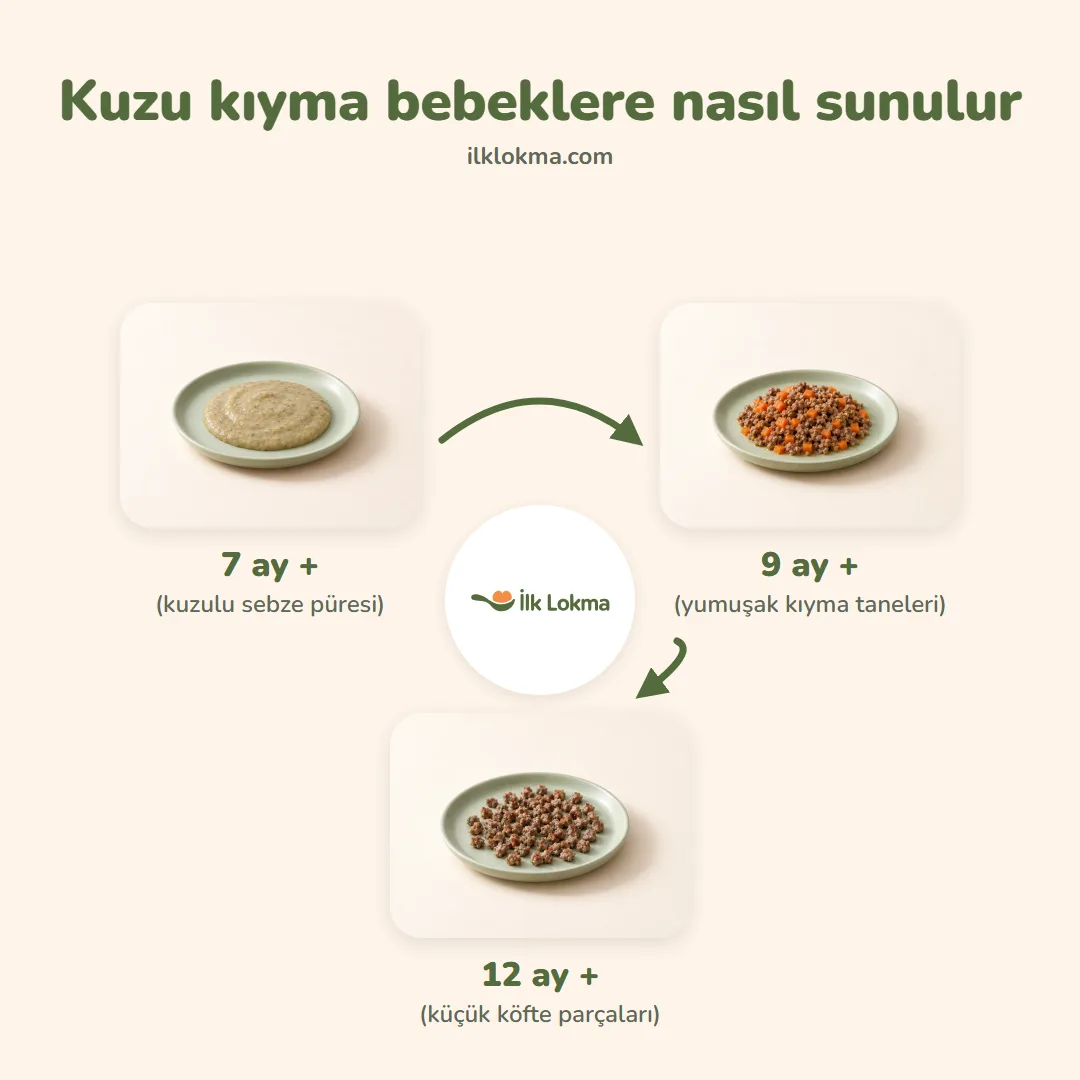 Kuzu kıyma yaşa göre nasıl sunulur