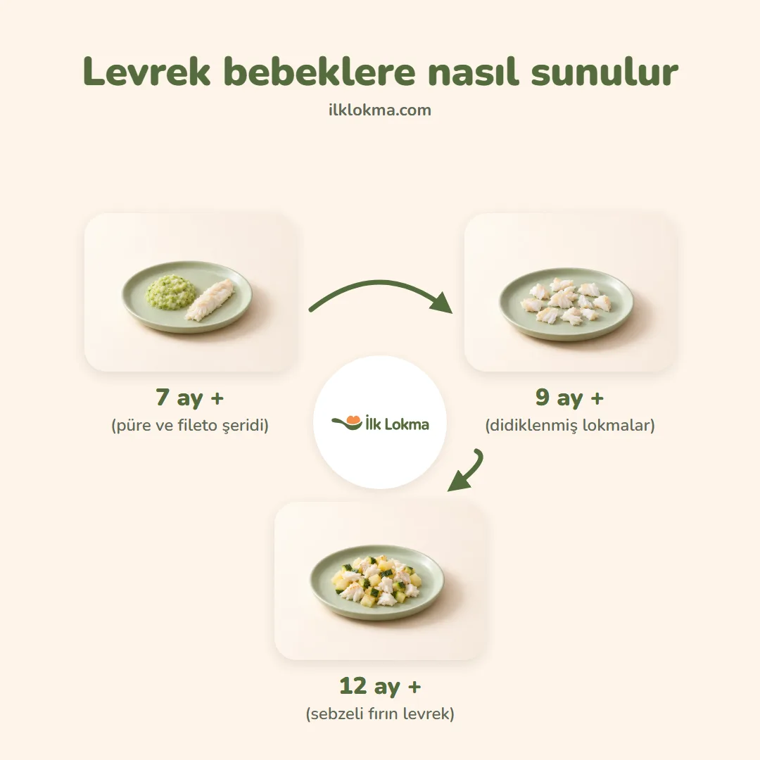 Levrek yaşa göre nasıl sunulur