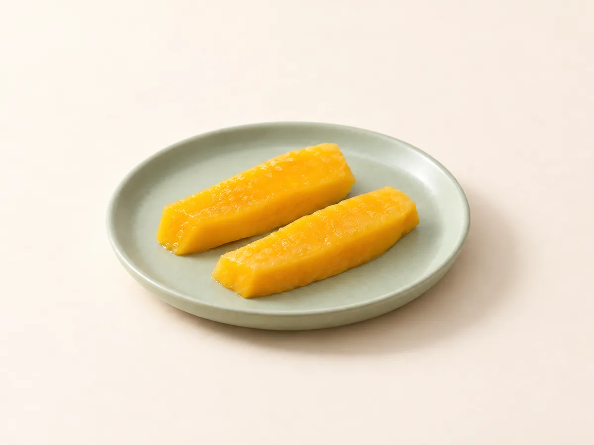 Mango, 6 ay +: mango şeritleri