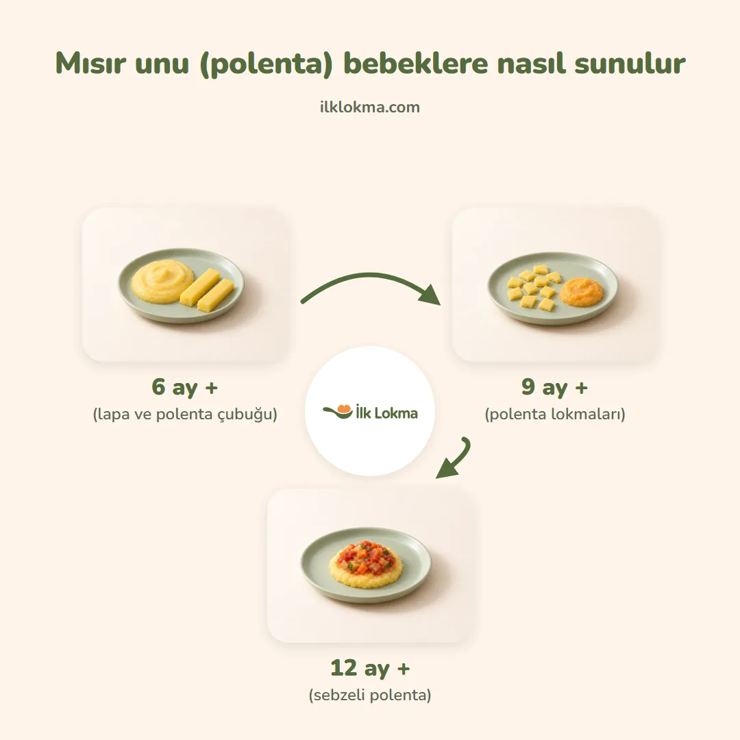 Mısır unu (polenta) yaşa göre nasıl sunulur
