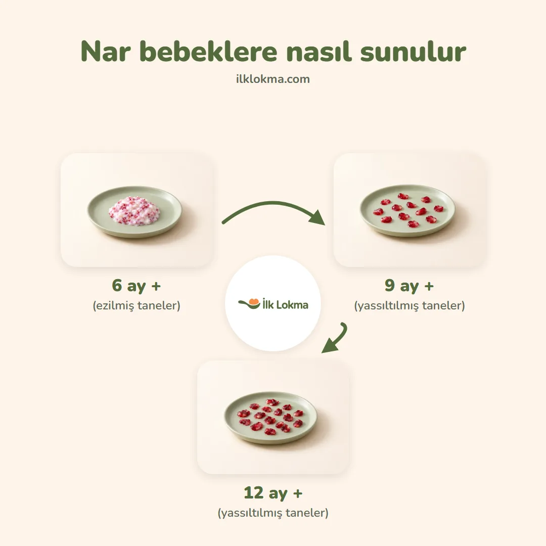 Nar yaşa göre nasıl sunulur