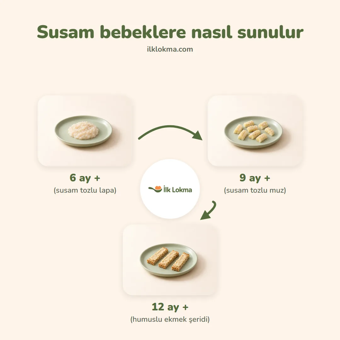 Susam yaşa göre nasıl sunulur