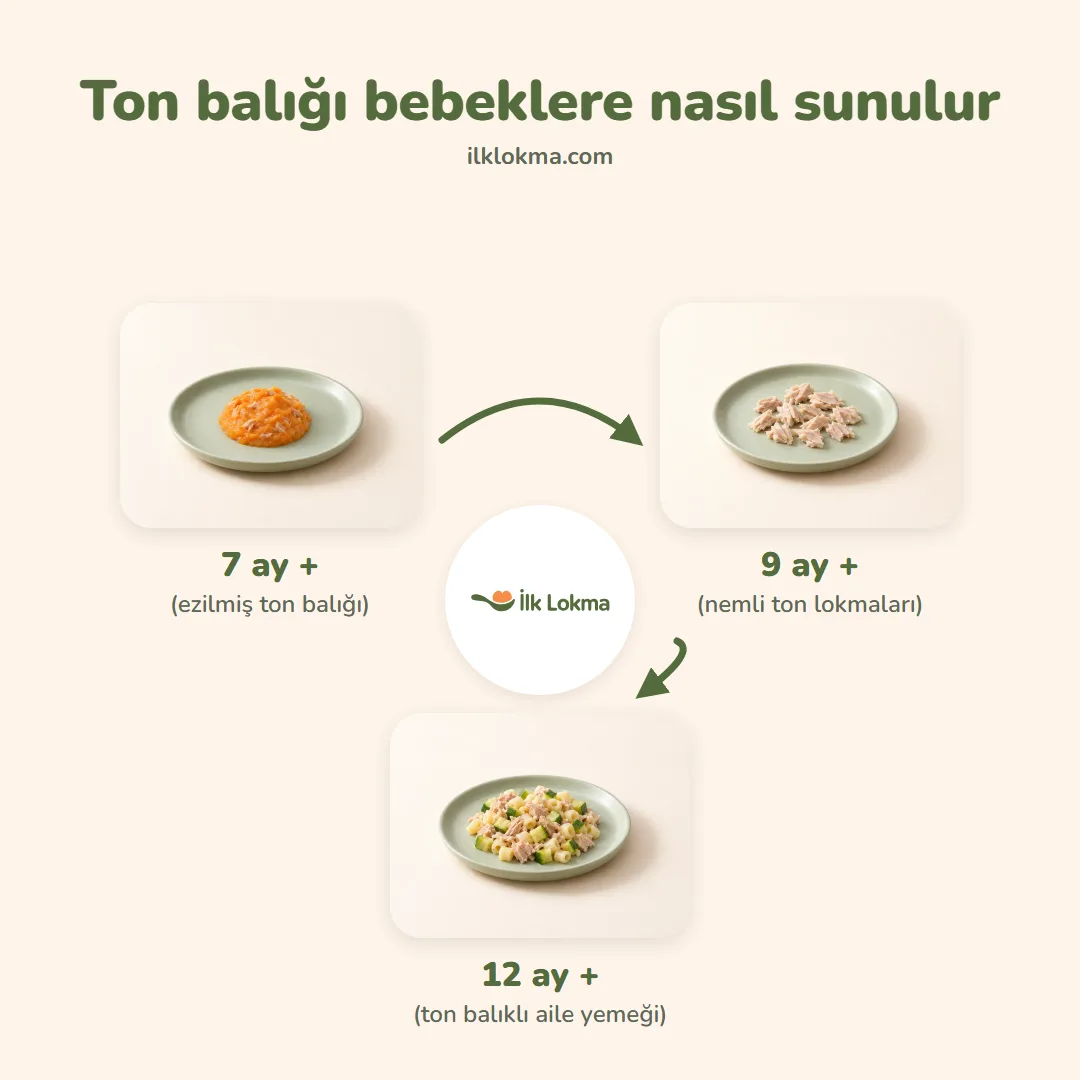 Ton balığı yaşa göre nasıl sunulur