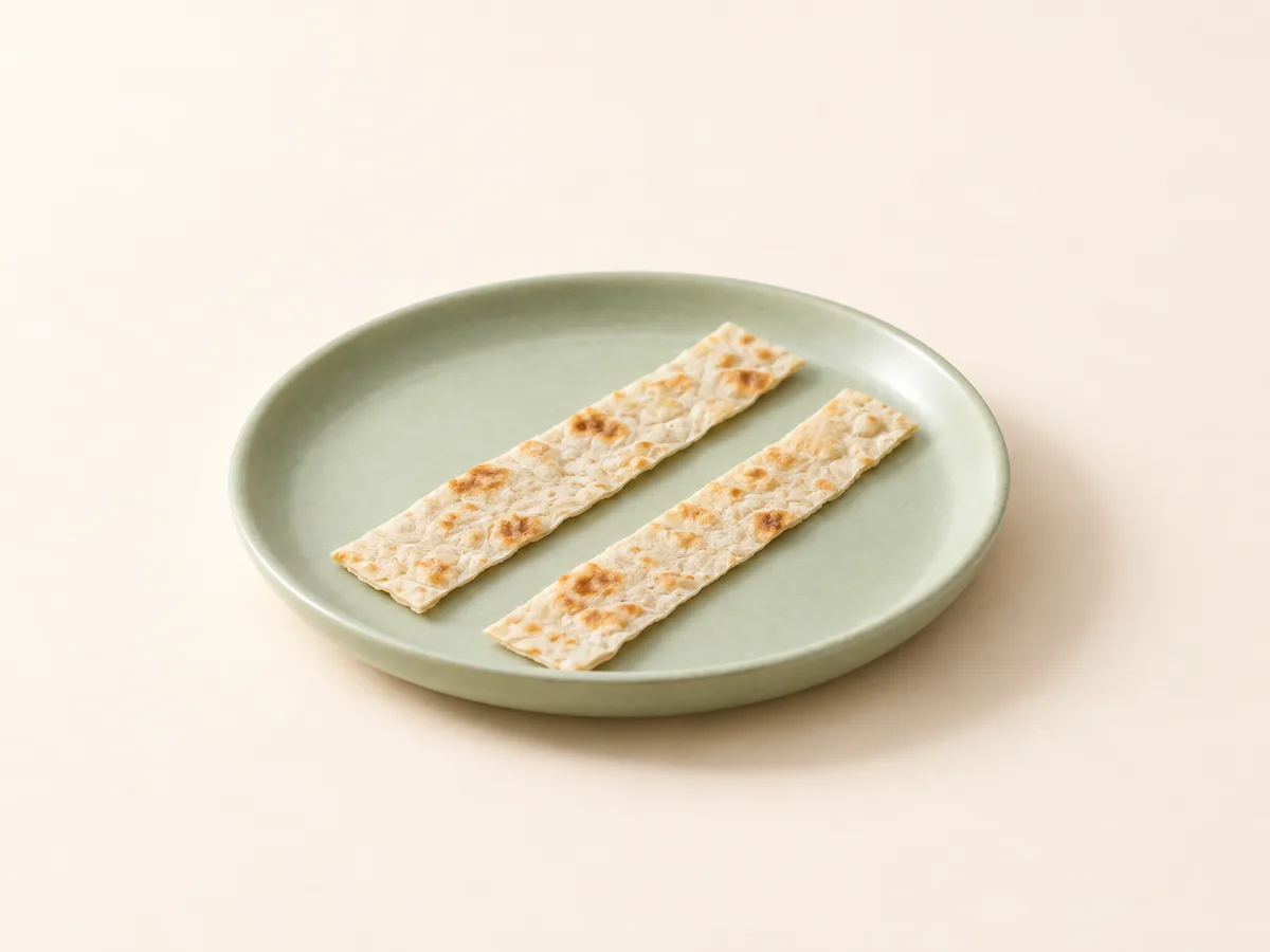 Tortilla / lavaş, 6 ay +: ılık lavaş şeritleri